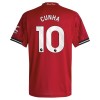 Camisola Manchester United Cunha 10 Homen Equipamento 1ª 2025-26